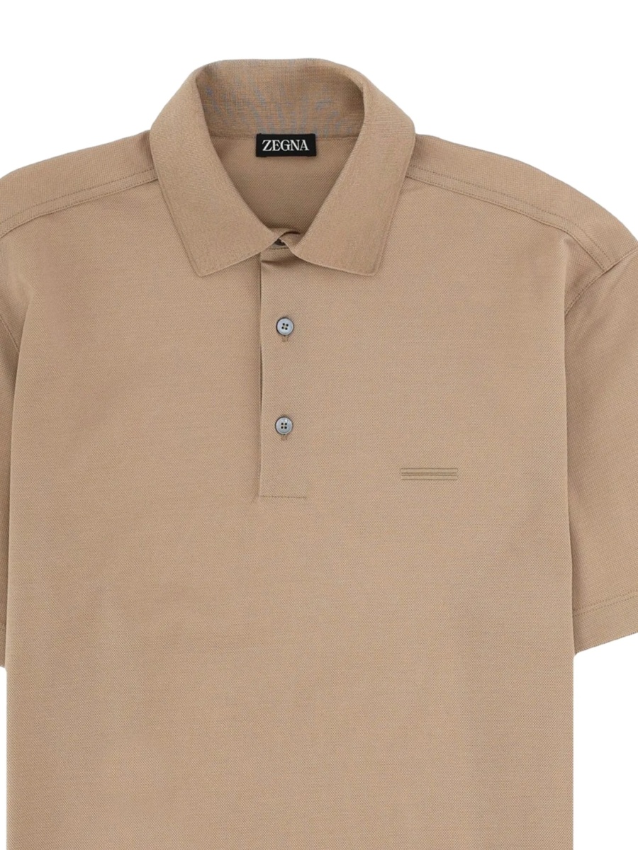 Tricou Polo ZEGNA neutru - Img 2