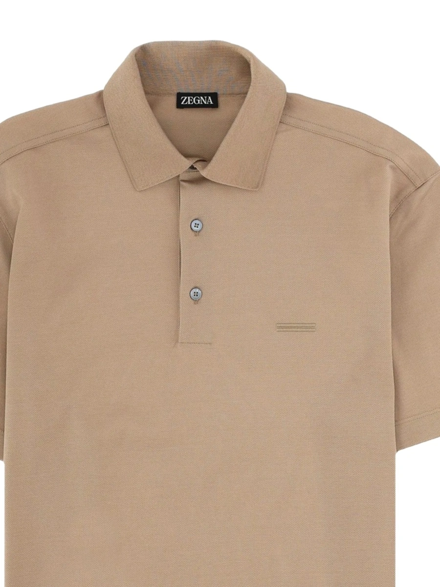 Tricou Polo ZEGNA neutru - Img 2