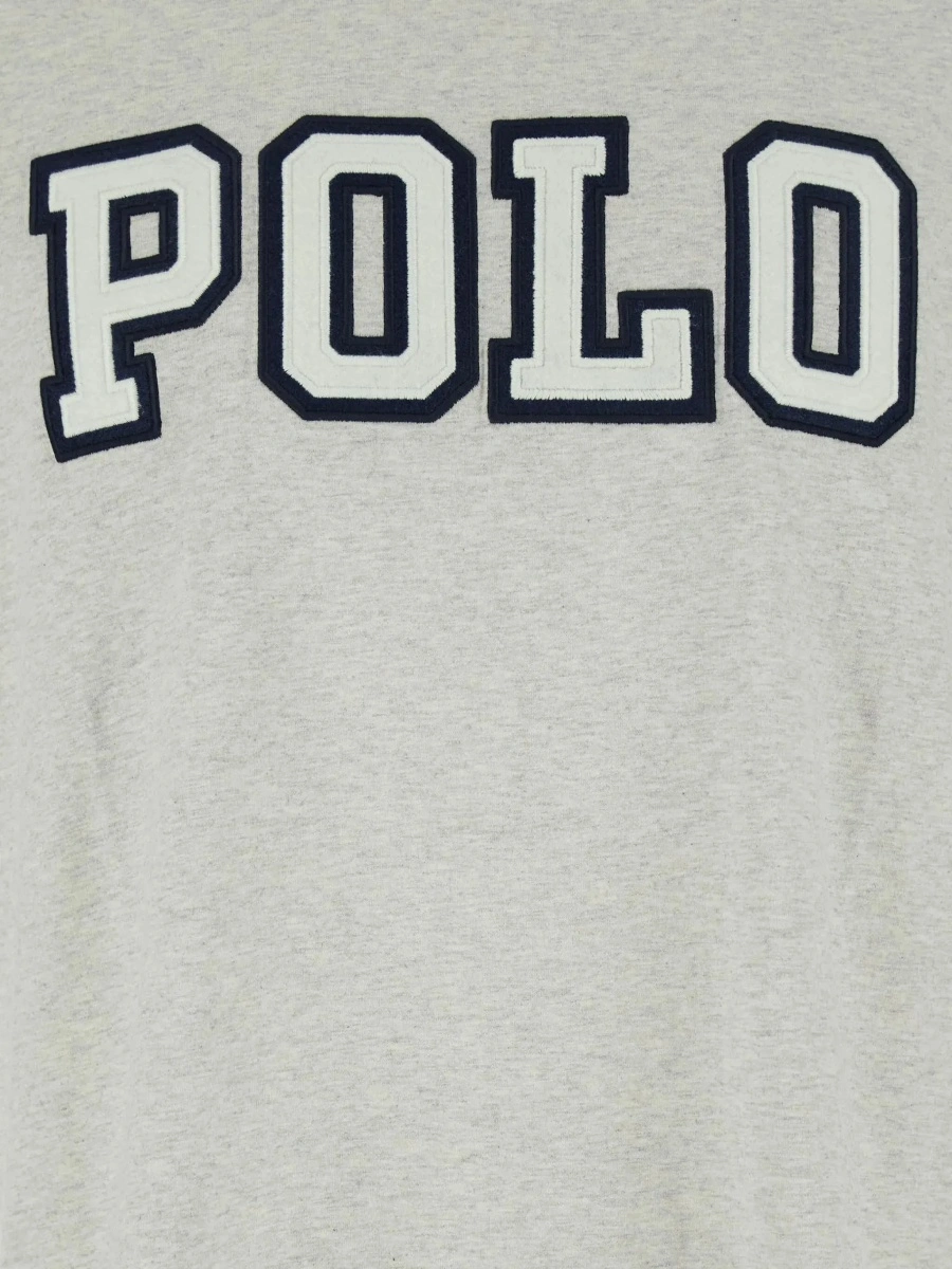 Tricou Ralph Lauren gri din bumbac - Img 5