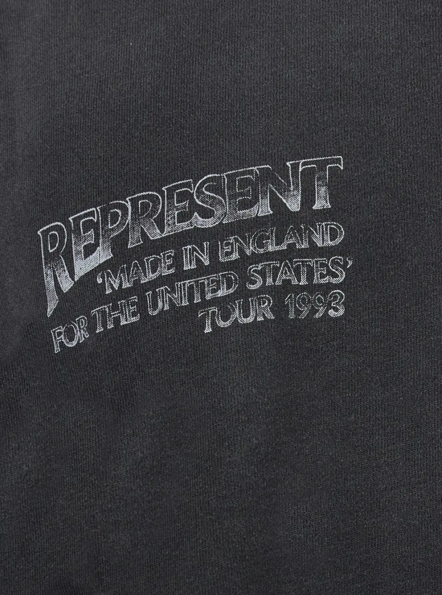 Tricou REPRESENT negru din bumbac - Img 3