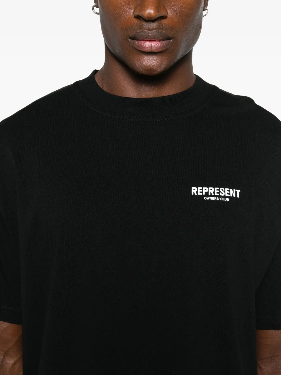 Tricou REPRESENT negru din bumbac - Img 7