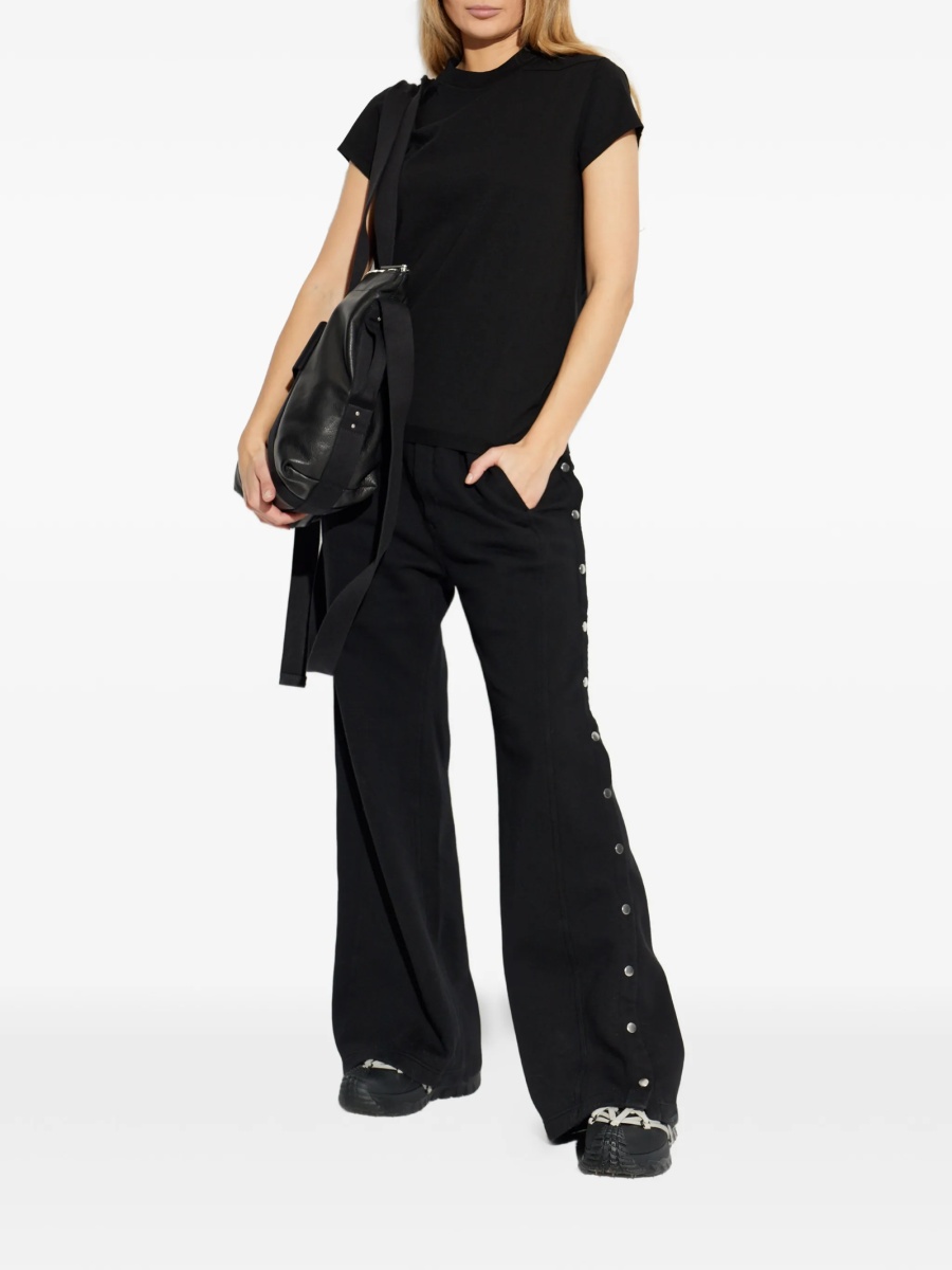 Tricou Rick Owens negru din bumbac - Img 2