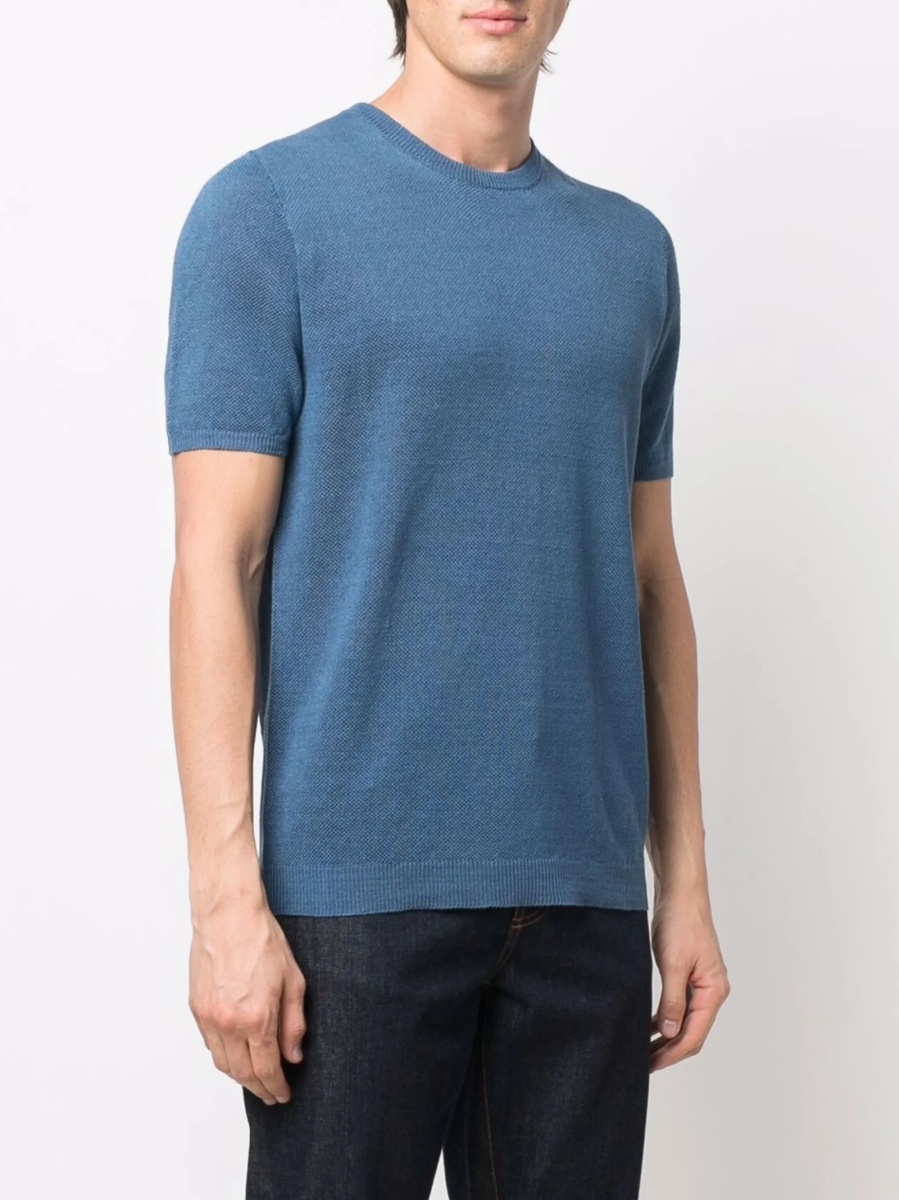 Tricou Roberto Collina albastru - Img 3