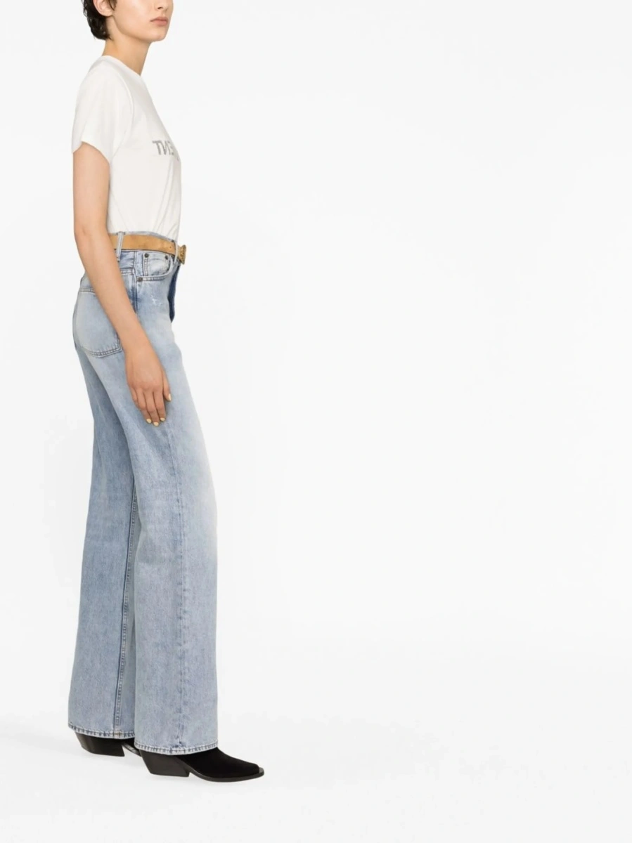 Tricou Saint Laurent alb din bumbac - Img 4