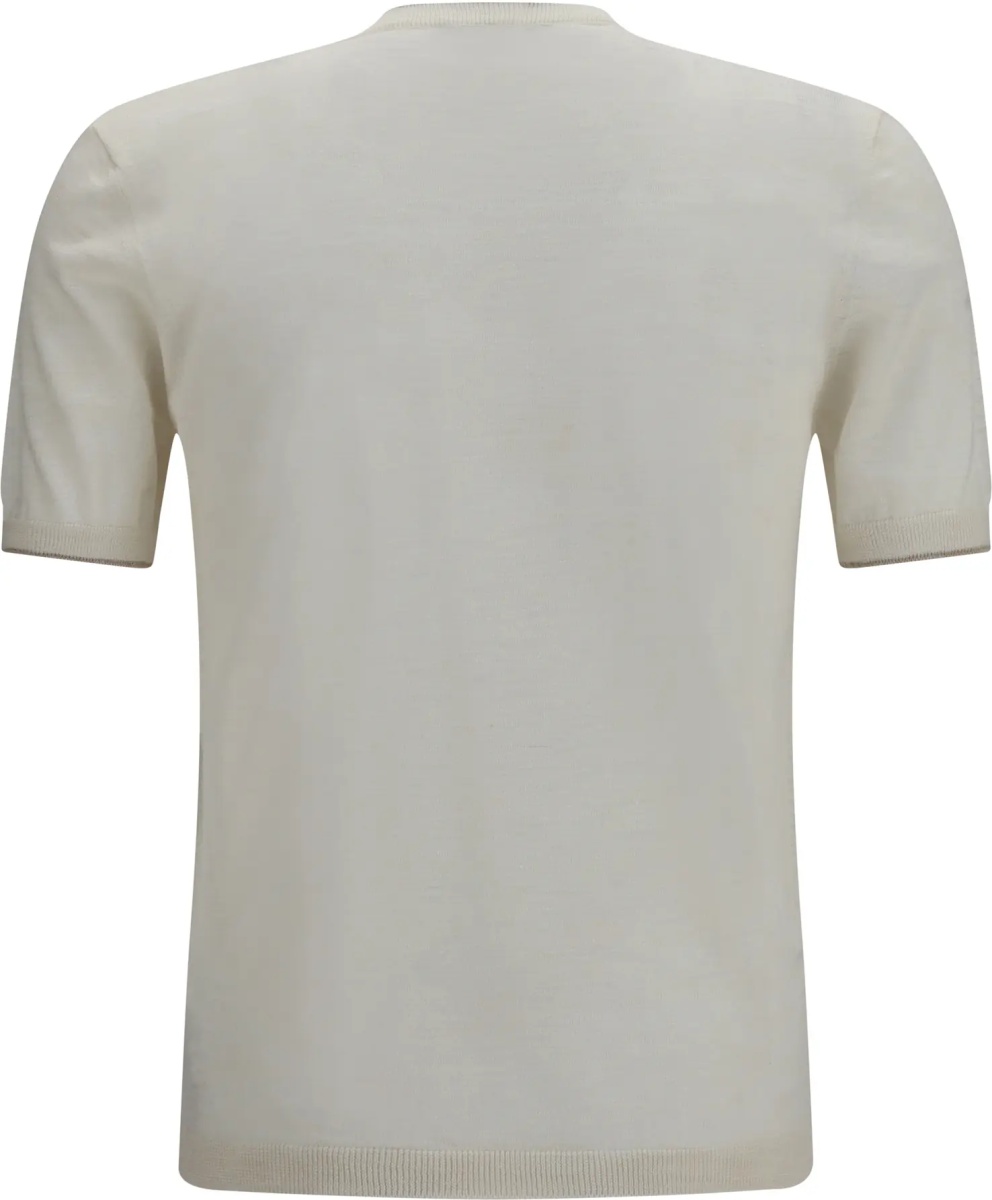 Tricou Short-sleeved linen blend Shirt - Img 2