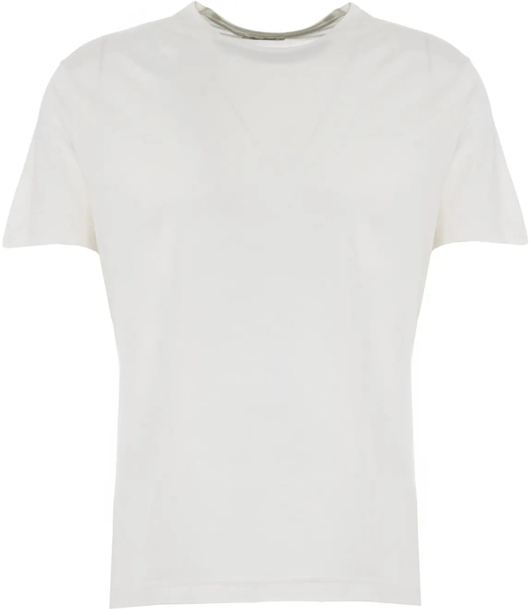 Tricou Stefan Brandt alb din matase 'Enno' - Img 2