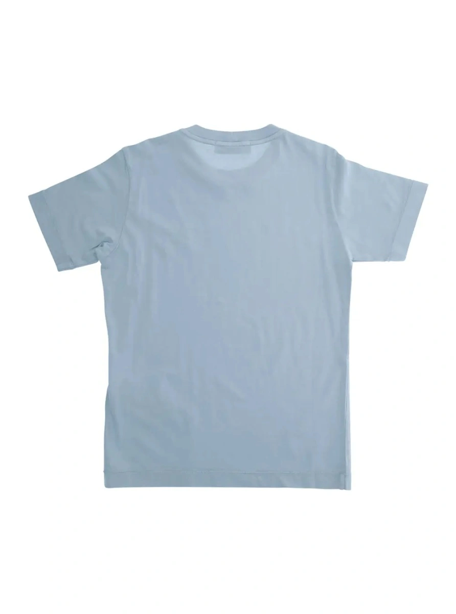 Tricou Stone Island albastru din bumbac - Img 2