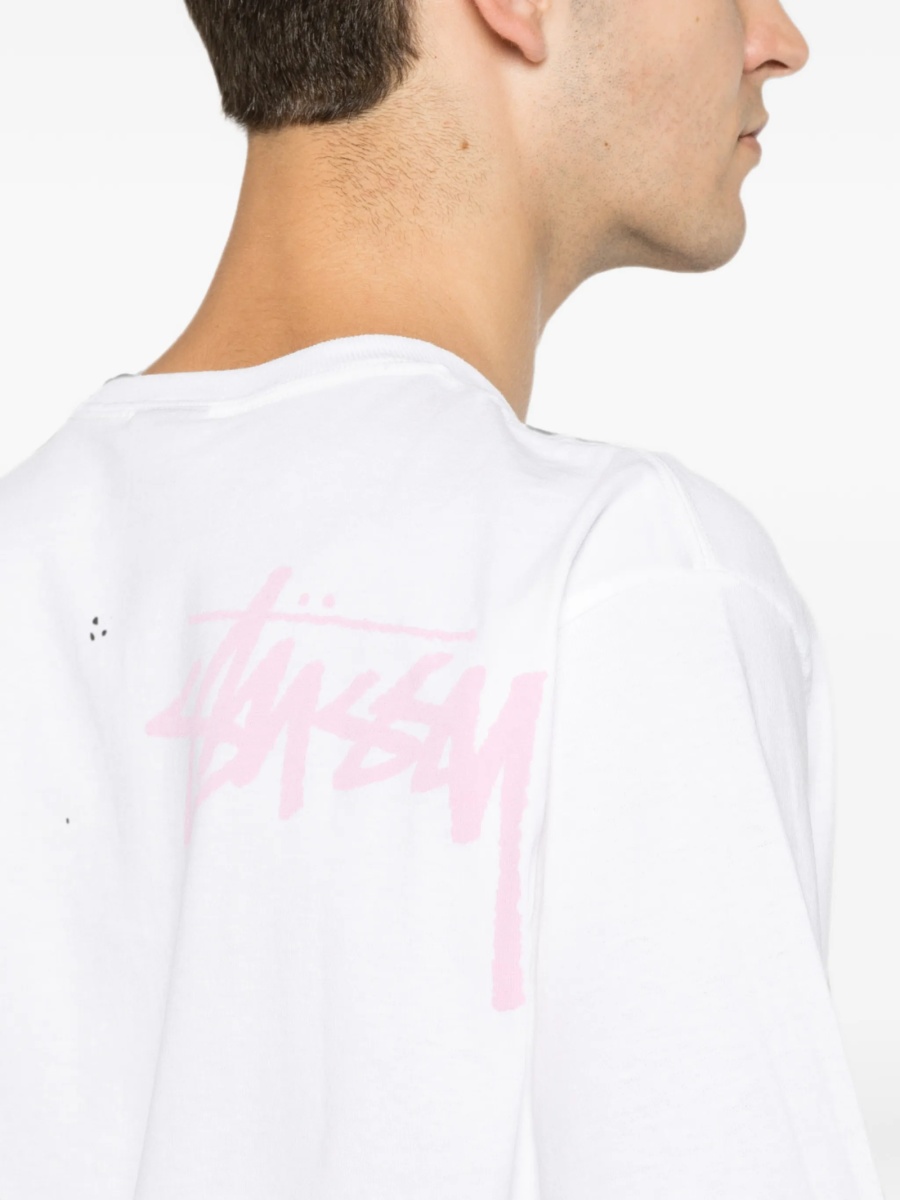Tricou STÜSSY alb - Img 5