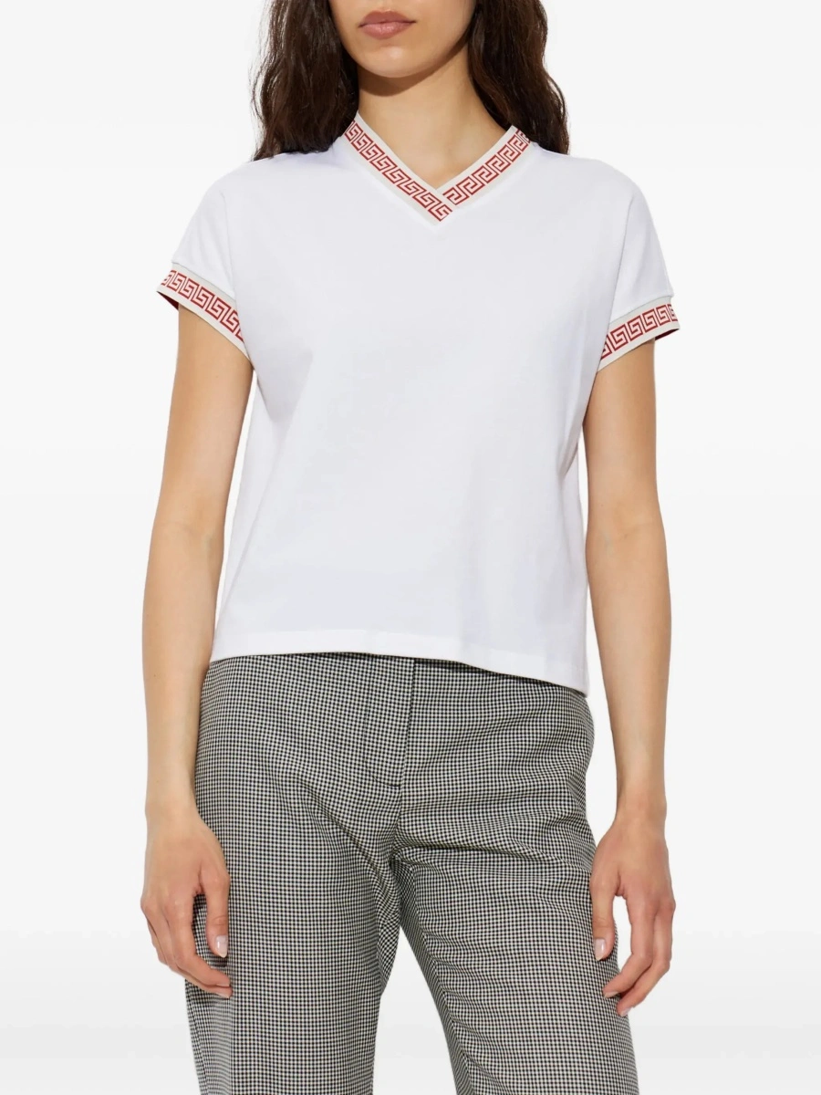 Tricou T-shirt by Versace with greca details - Img 5