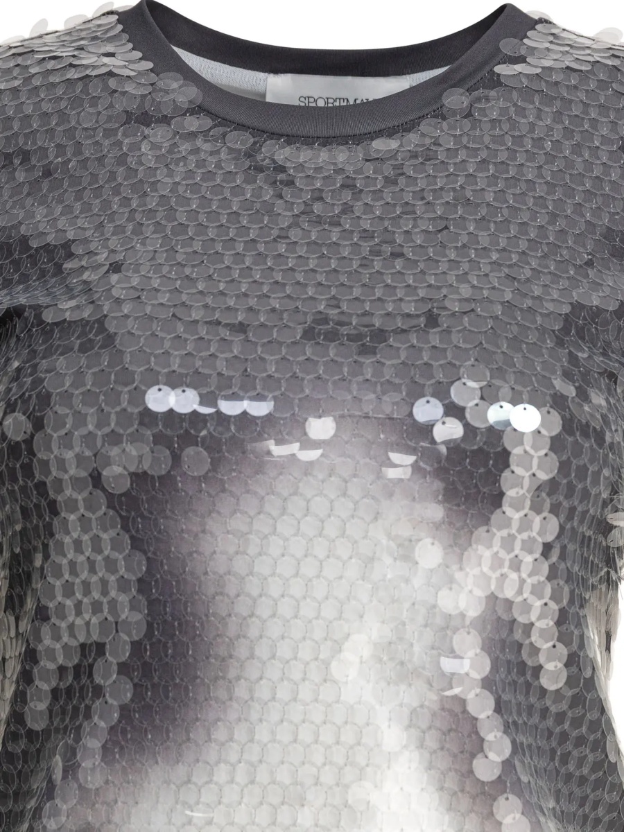 Tricou T-shirt with sequins - Img 3