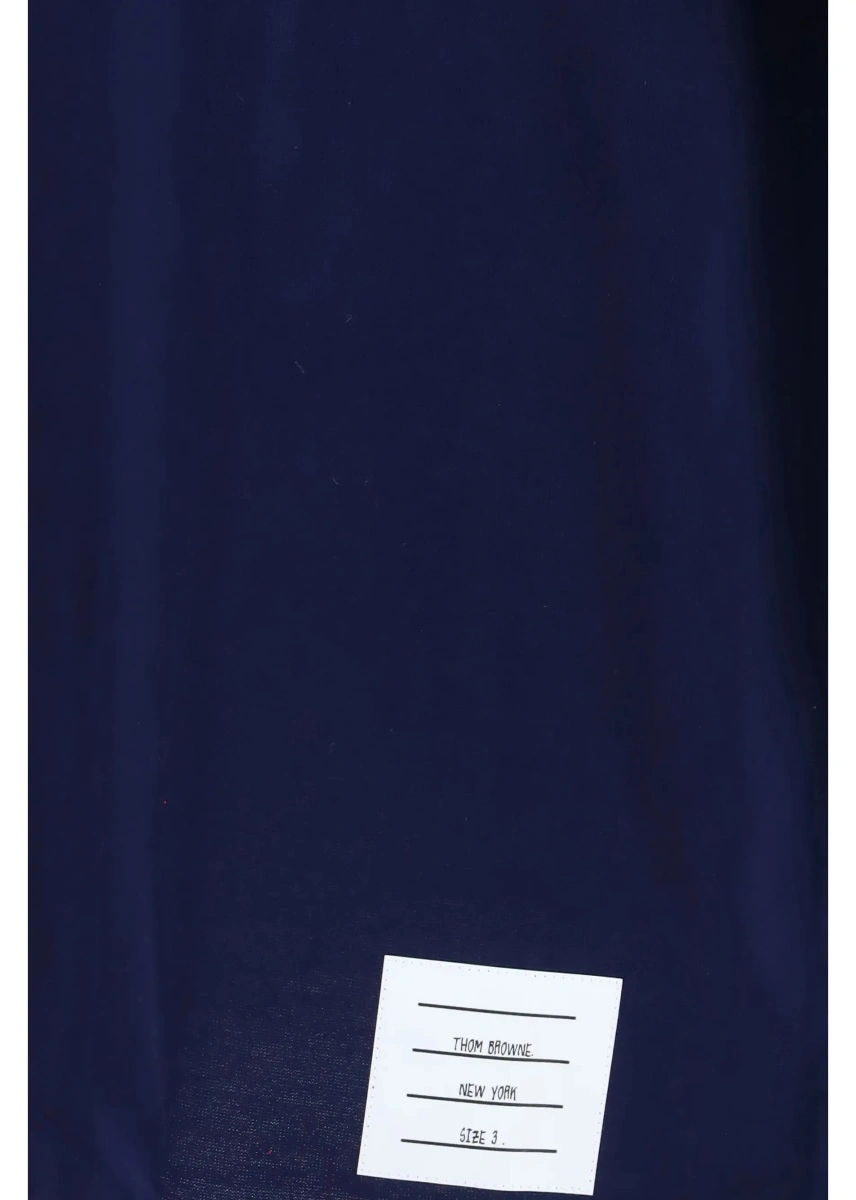 Tricou Thom Browne albastru din jerse - Img 3