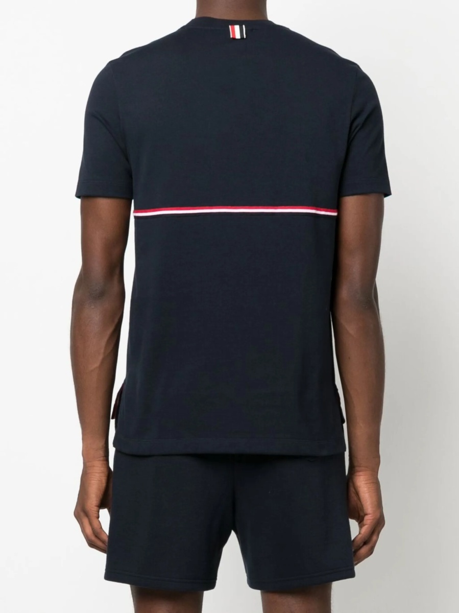 Tricou Thom Browne albastru - Img 4