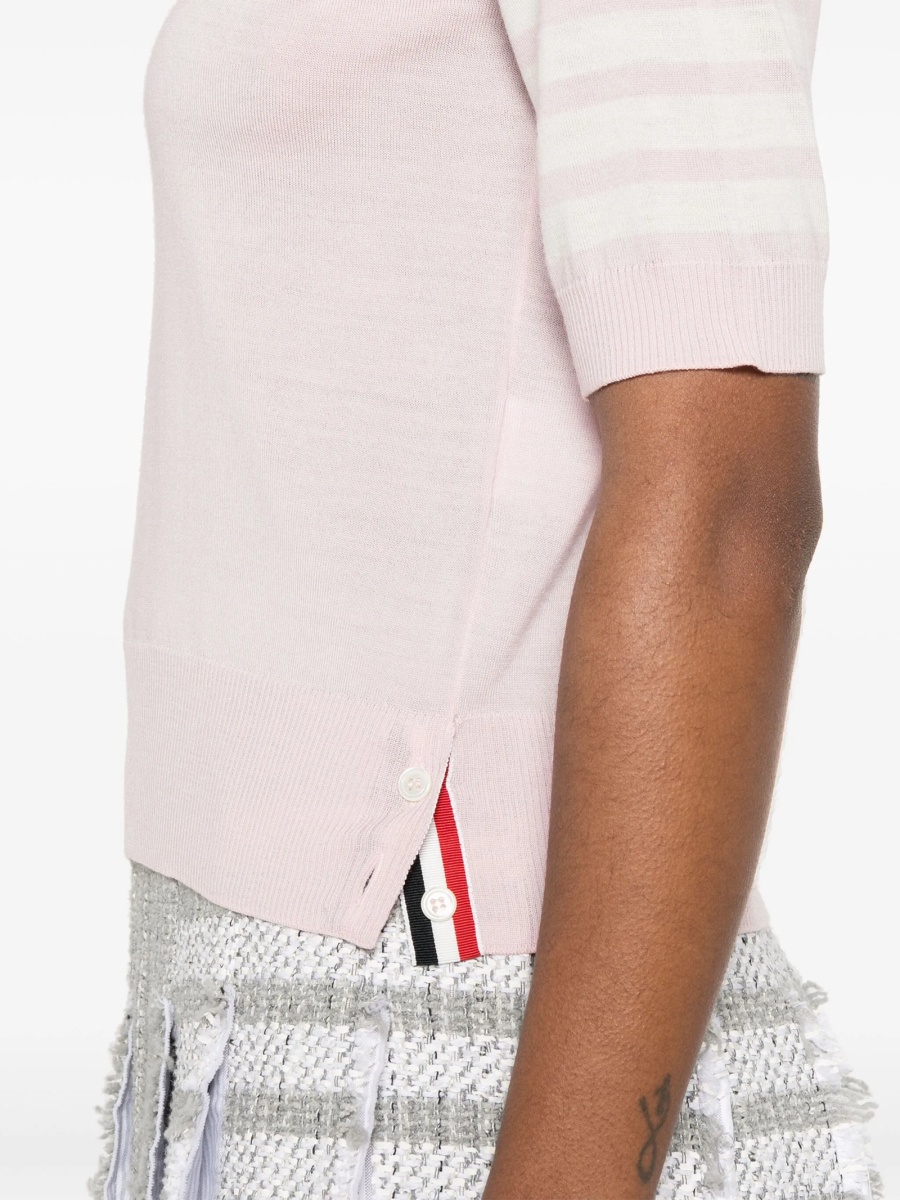 Tricou Thom Browne roz - Img 5