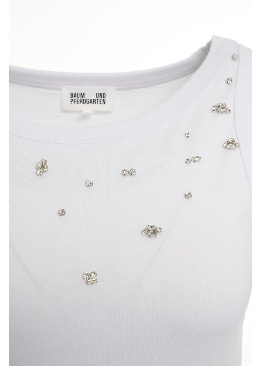 Tricou Top with rhinestones 'Joline' - Img 4