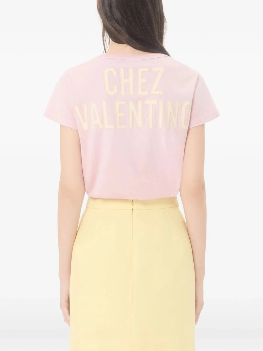 Tricou Valentino Garavani roz - Img 5