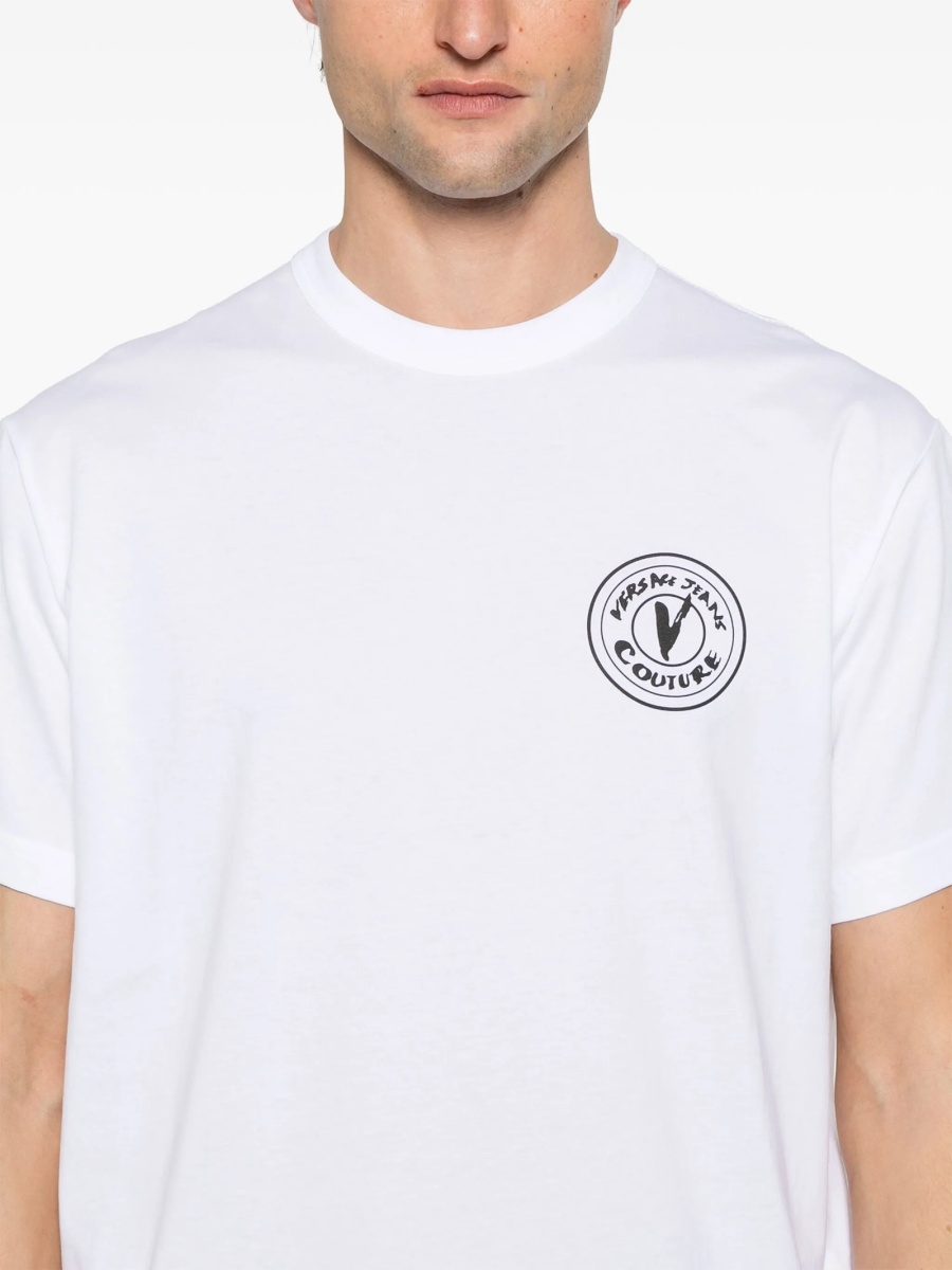 Tricou Versace Jeans Couture alb - Img 4