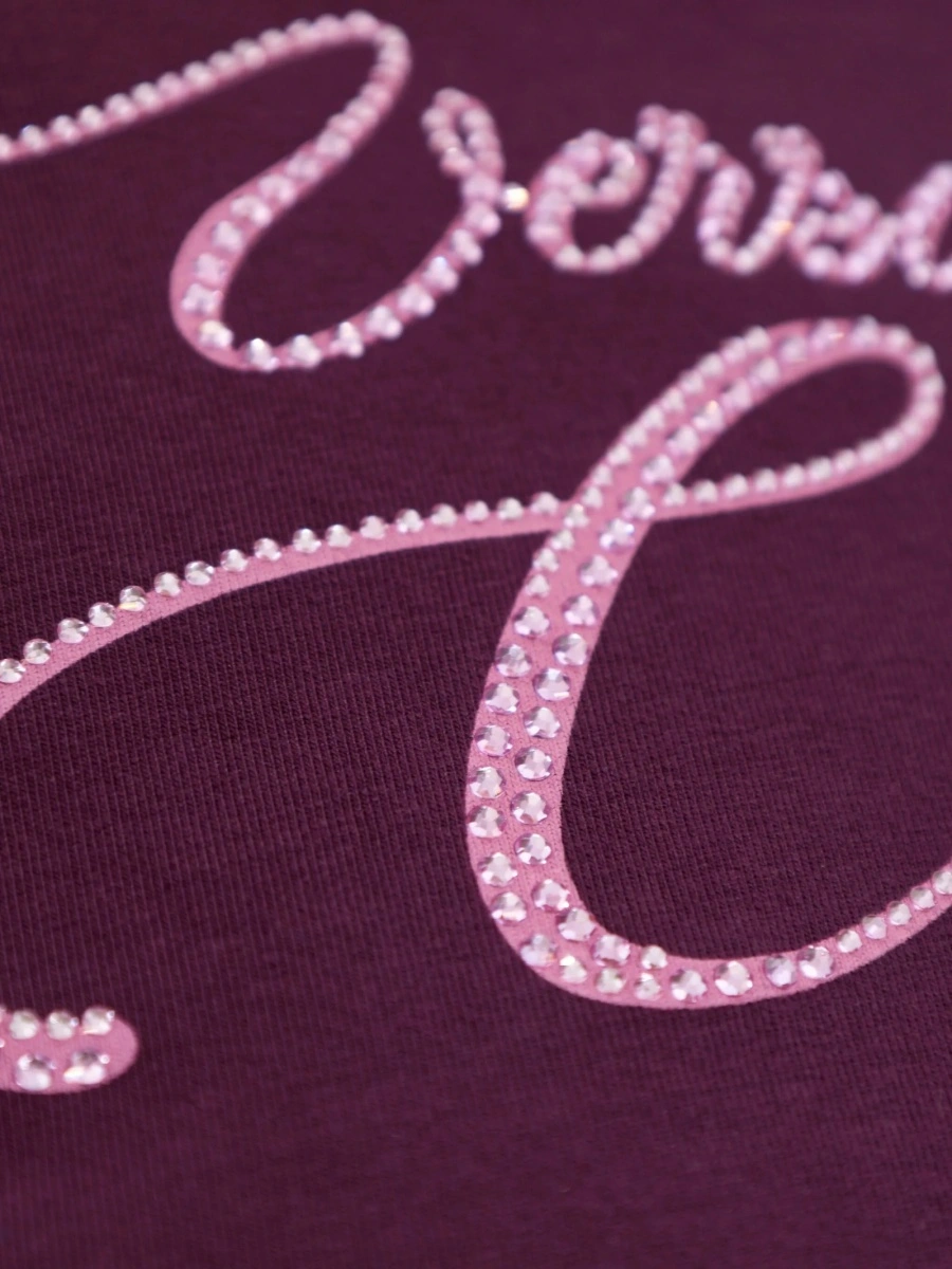 Tricou Versace Jeans Couture violet - Img 5