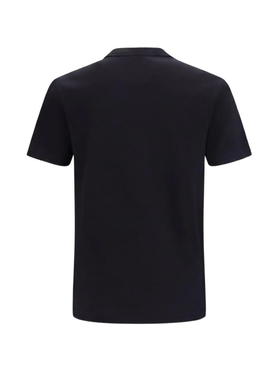 Tricou Versace negru din elastan si bumbac - Img 4