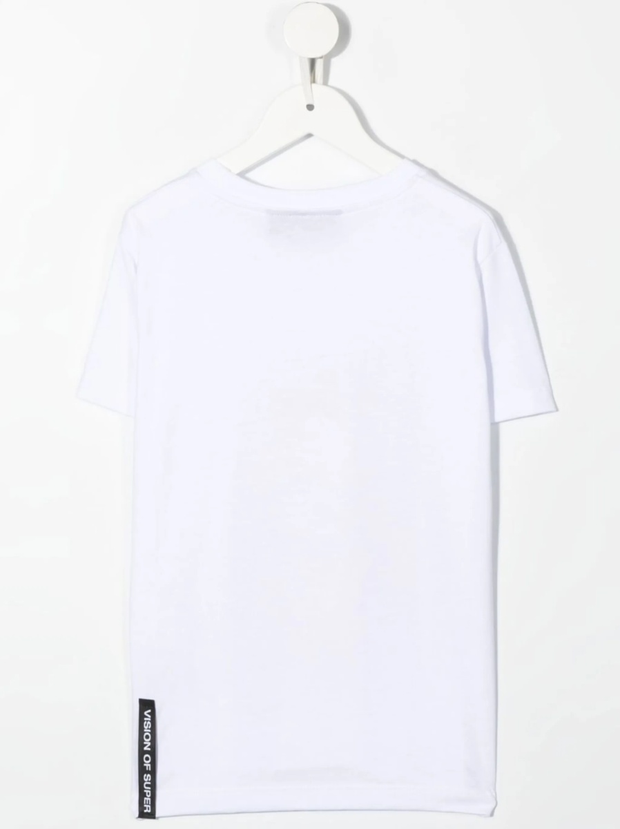 Tricou Vision of Super alb - Img 2