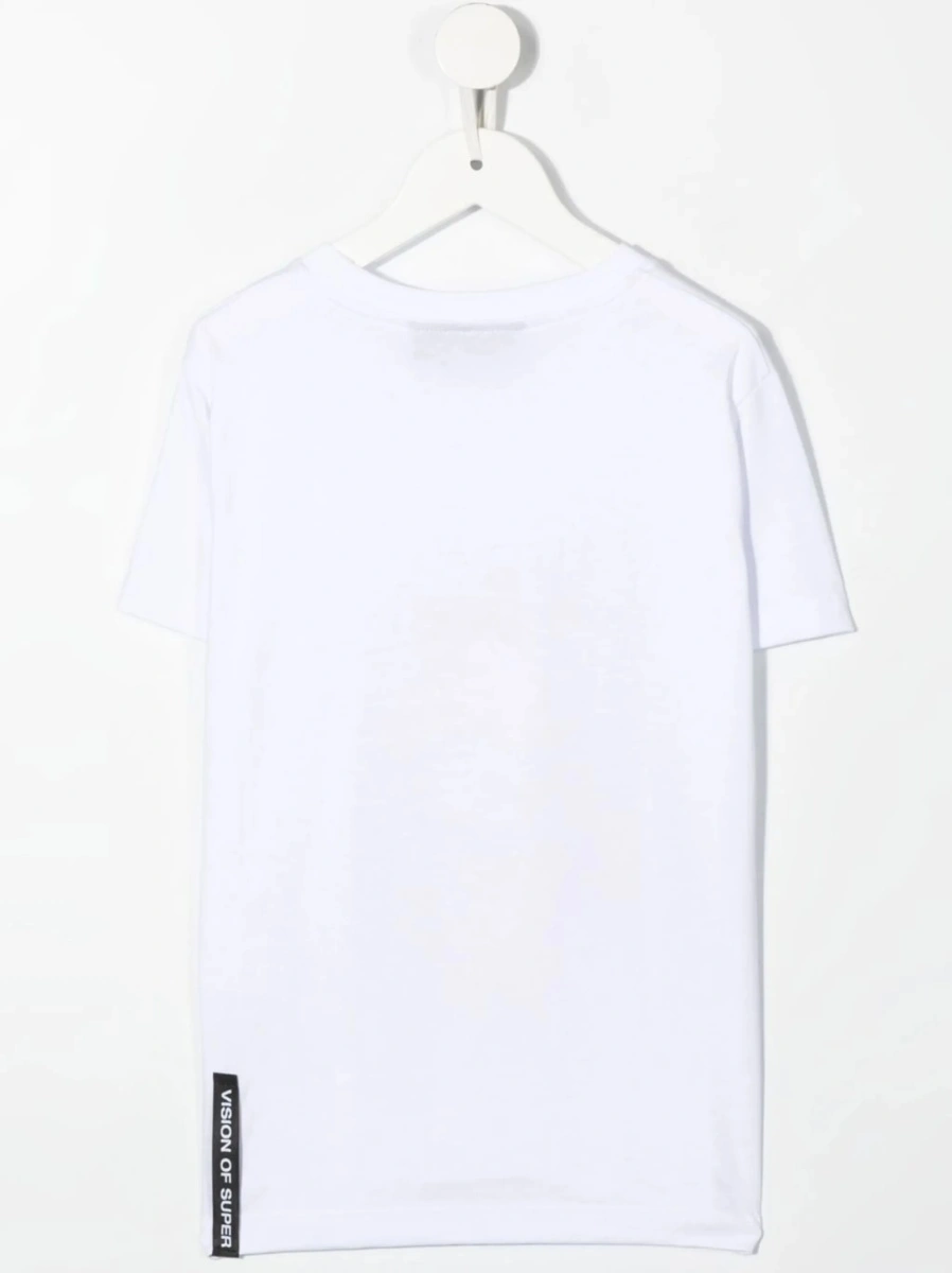 Tricou Vision of Super alb - Img 2