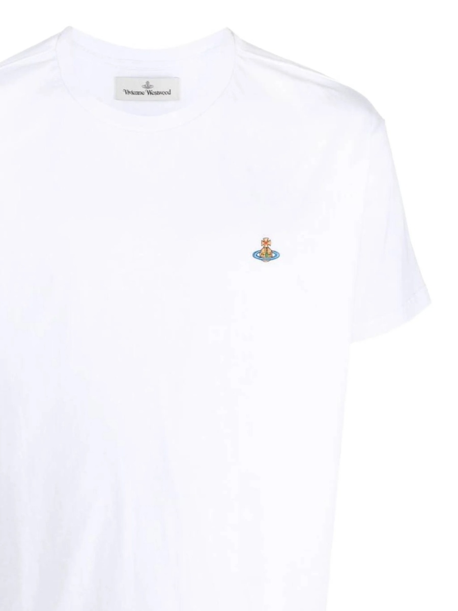Tricou Vivienne Westwood alb din bumbac - Img 2