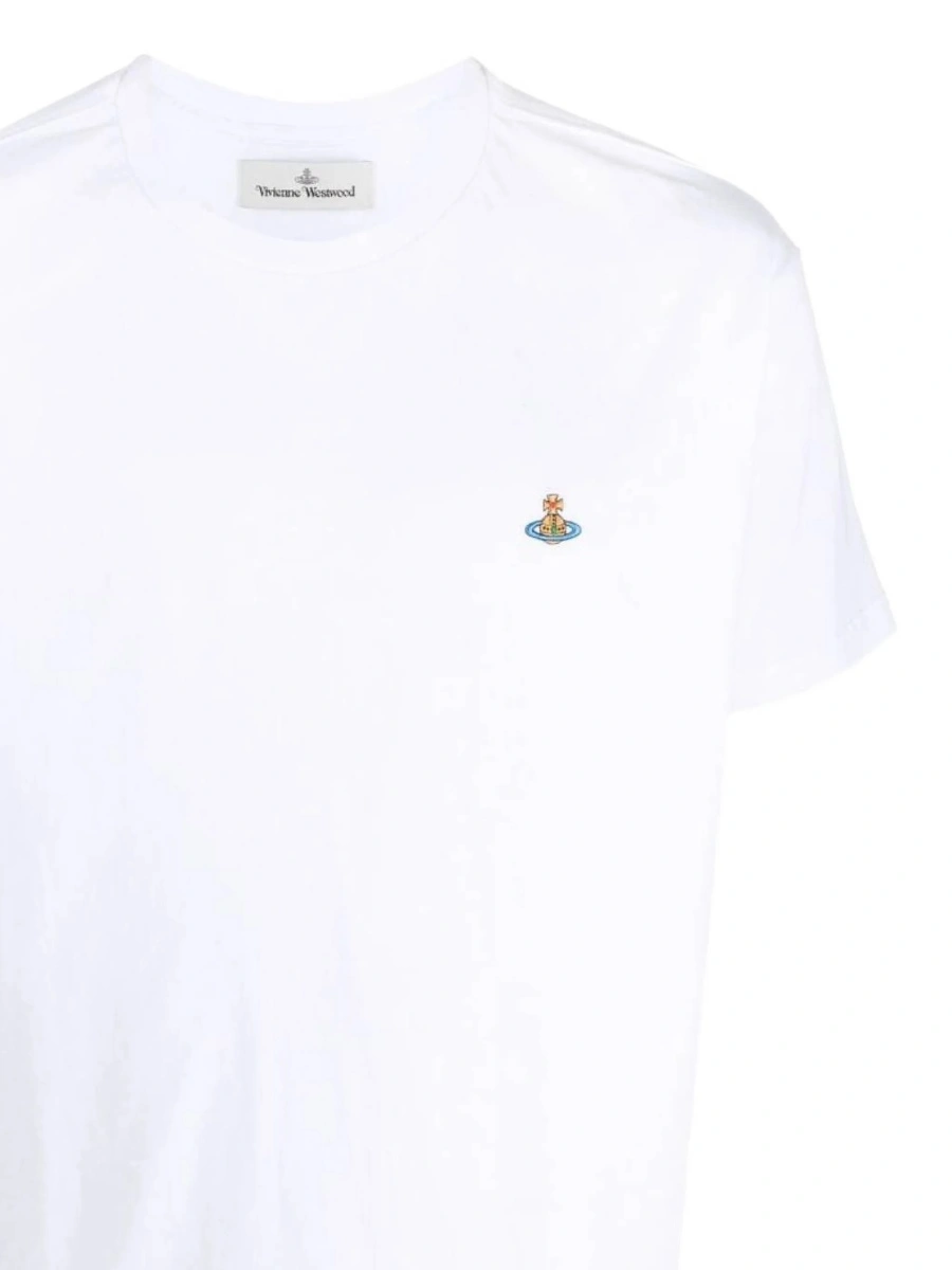 Tricou Vivienne Westwood alb din bumbac - Img 2