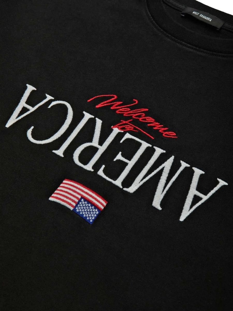 Tricou Willy Chavarria negru - Img 3
