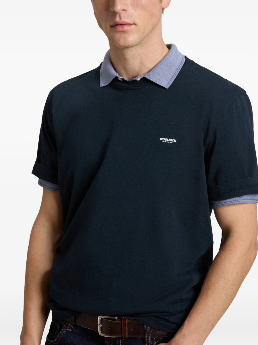 Tricou Woolrich albastru - Img 5