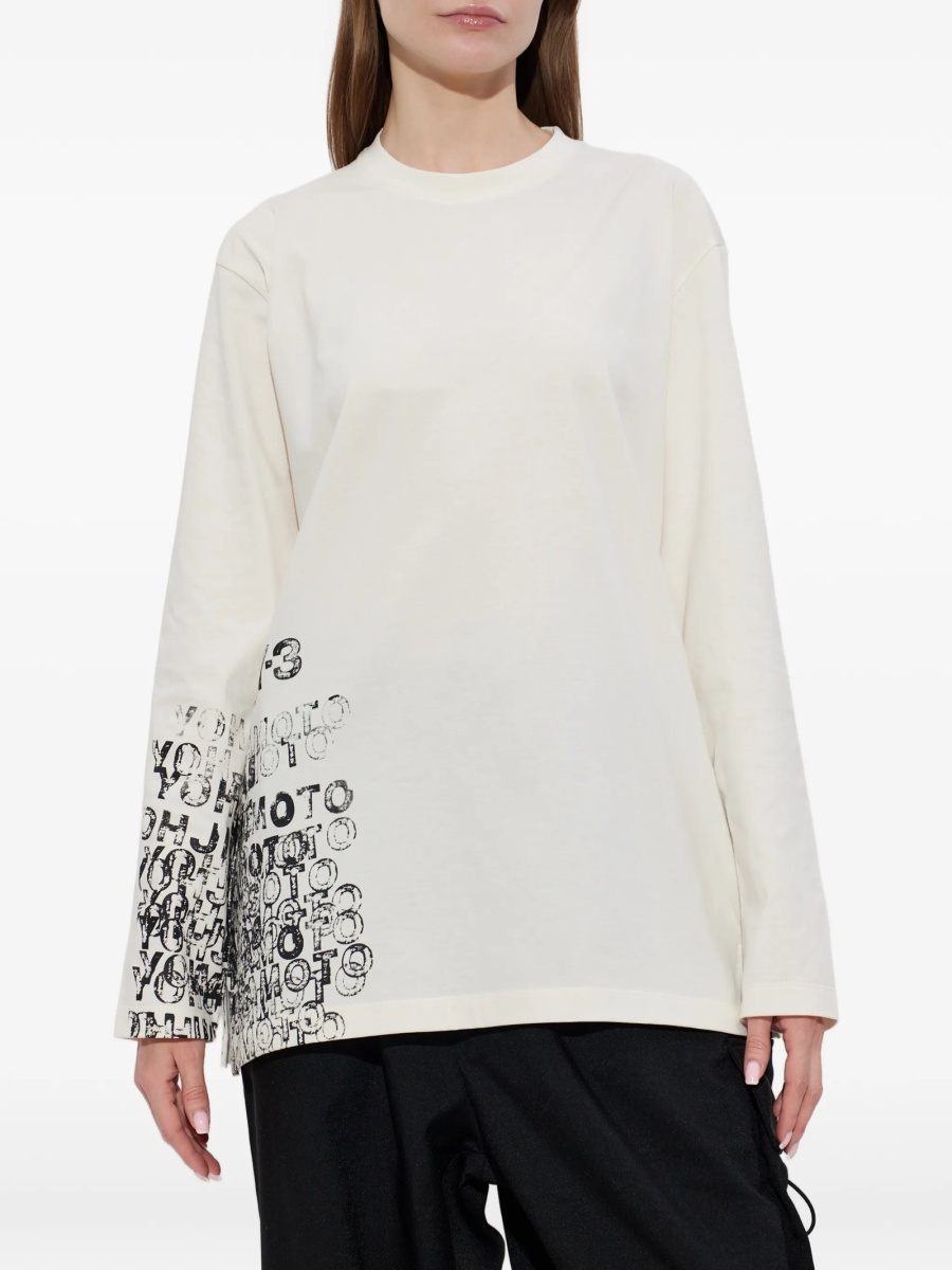 Tricou Y-3 neutru - Img 3