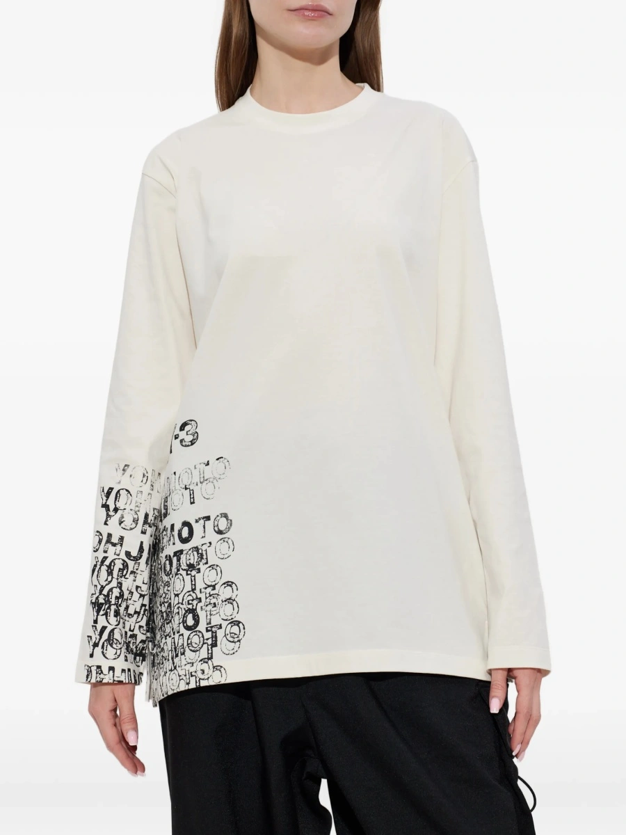 Tricou Y-3 neutru - Img 3