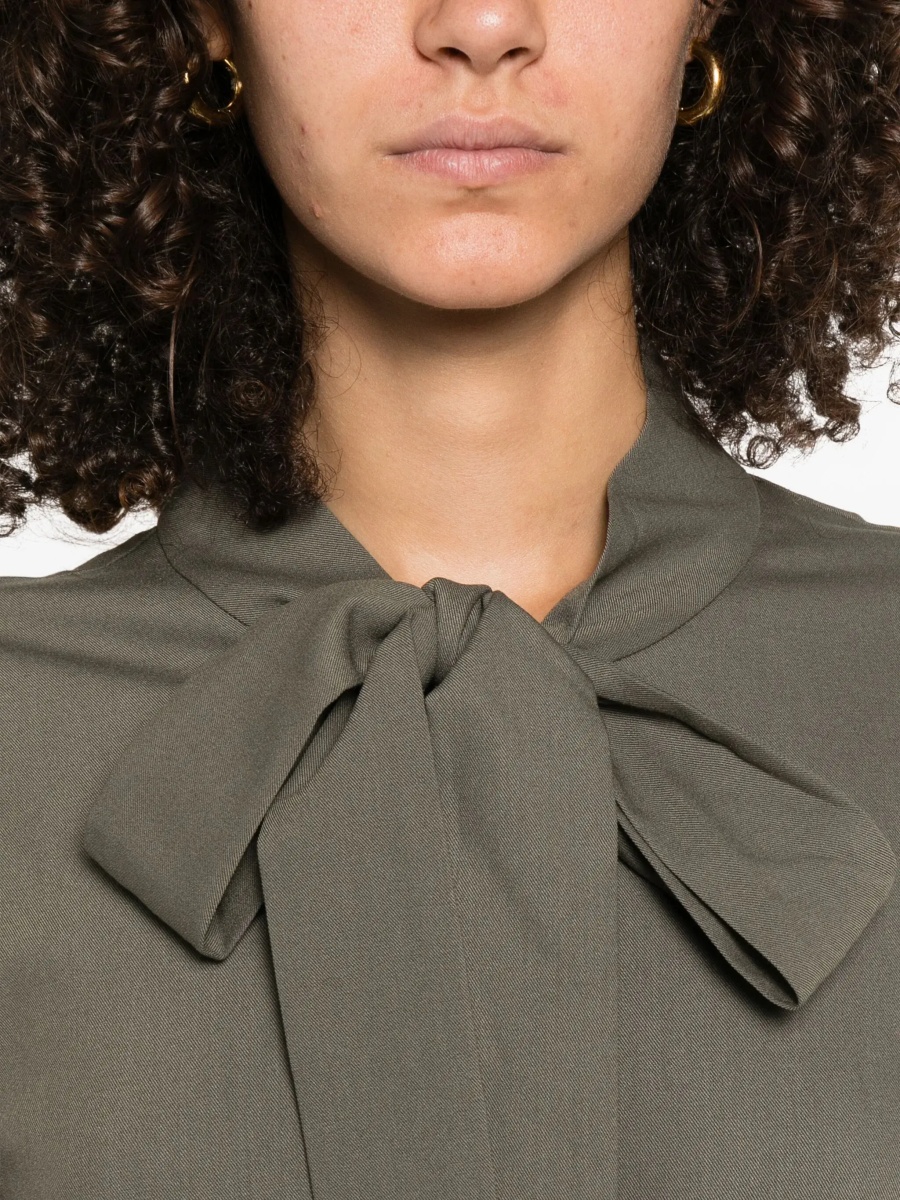 Twill Shirt With Bow - Img 5