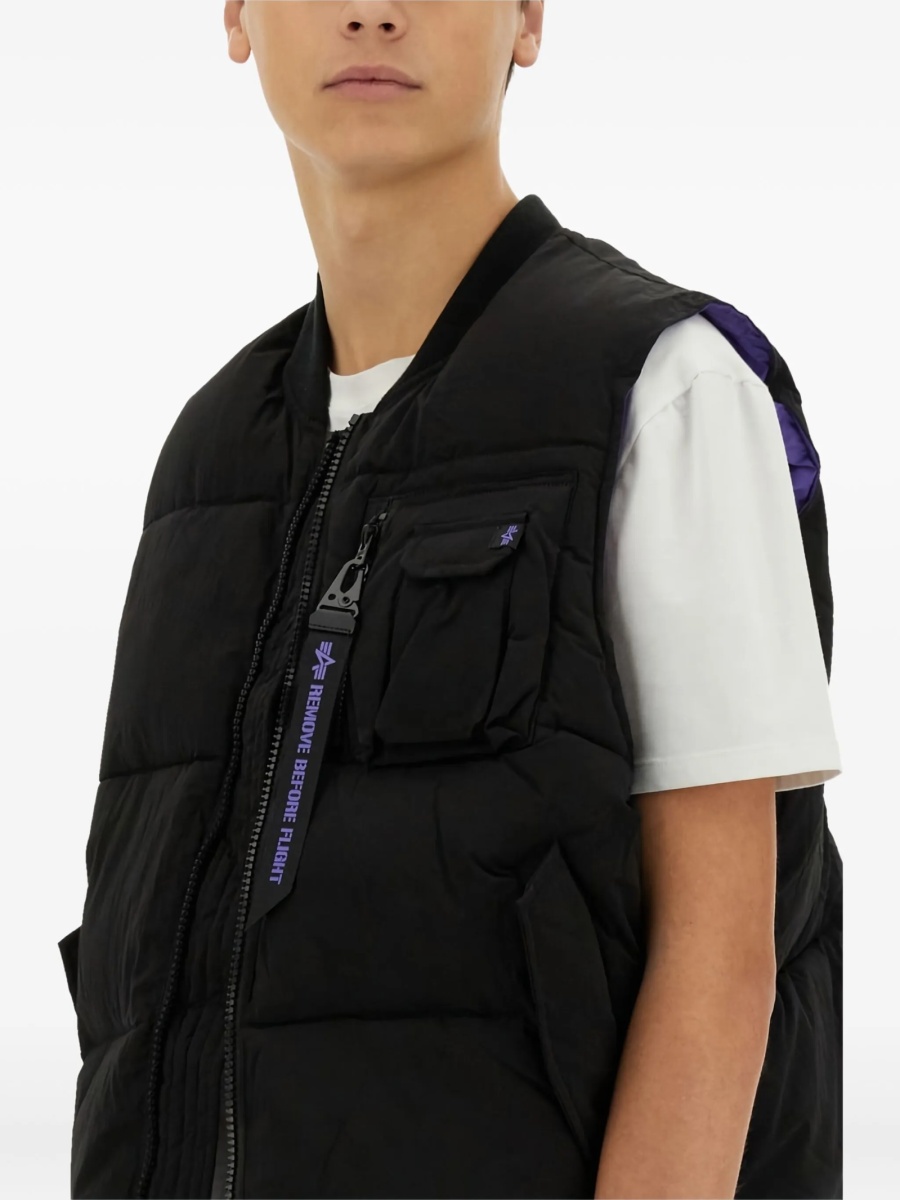 Vesta Alpha Industries neagra din acrilic si nylon - Img 5