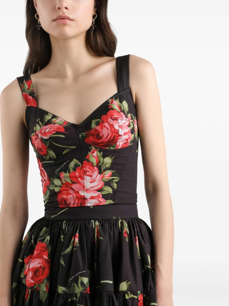 Vesta Dolce &amp; Gabbana neagra din poliamida si elastan - Img 4