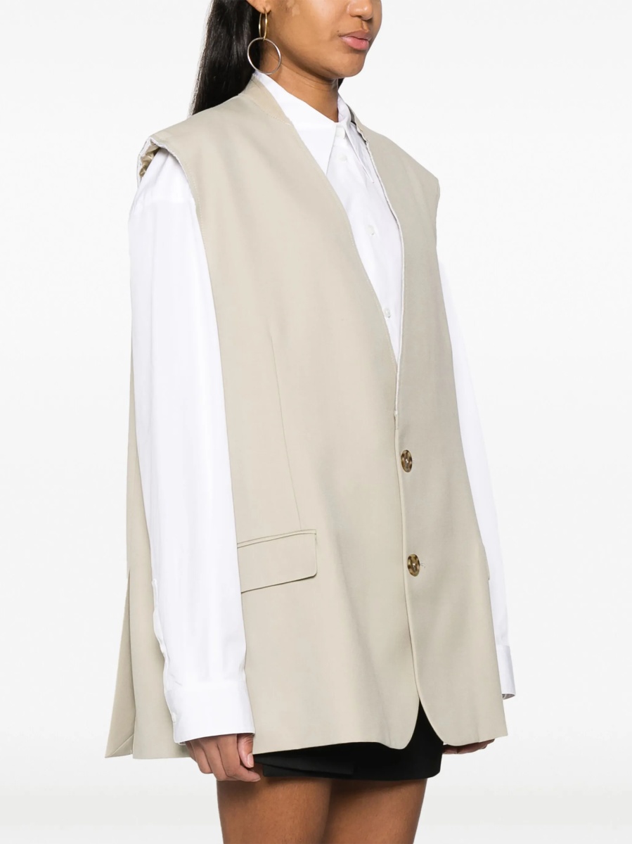 Vesta MM6 Maison Margiela neutra din lana si polyester - Img 3