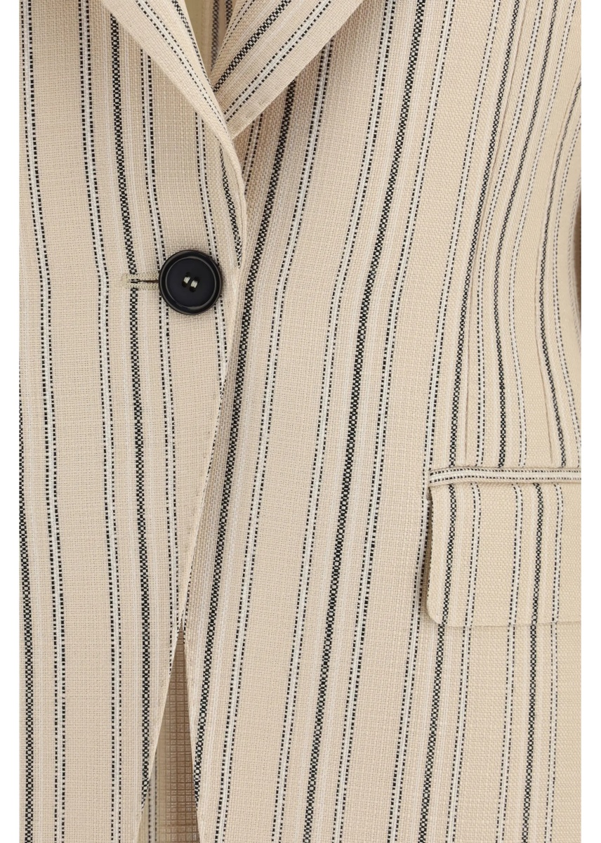 Vesta Single-breasted regimental pinstripe Jacket - Img 3