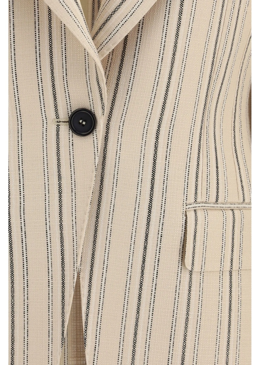 Vesta Single-breasted regimental pinstripe Jacket - Img 3