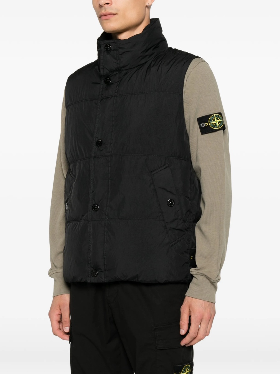 Vesta Stone Island neagra din poliamida - Img 3