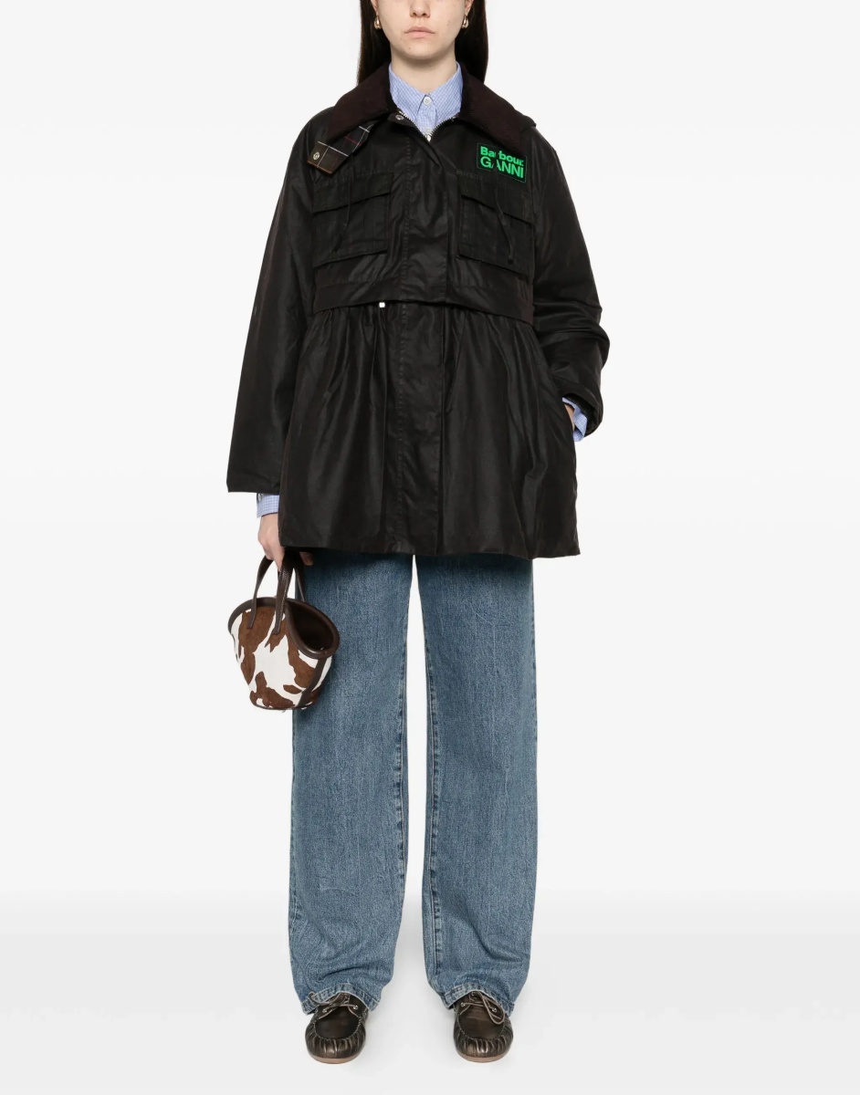 Waxed peplum Jacket by Barbour x GANNI - Img 2