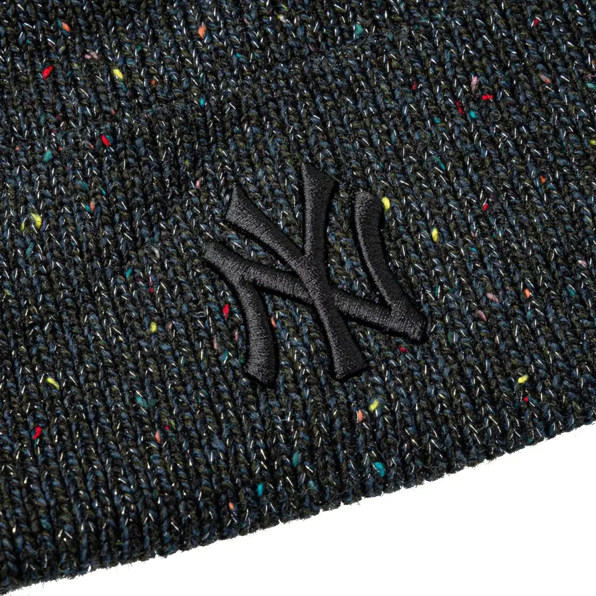 Wmns Glitter Beanie New York Yankees Hat - Img 3