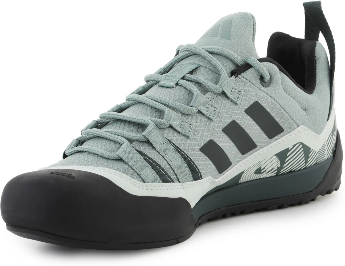 Adidas Terrex SWIFT Solo 2 silver green/legend ivy/linen green - Img 3