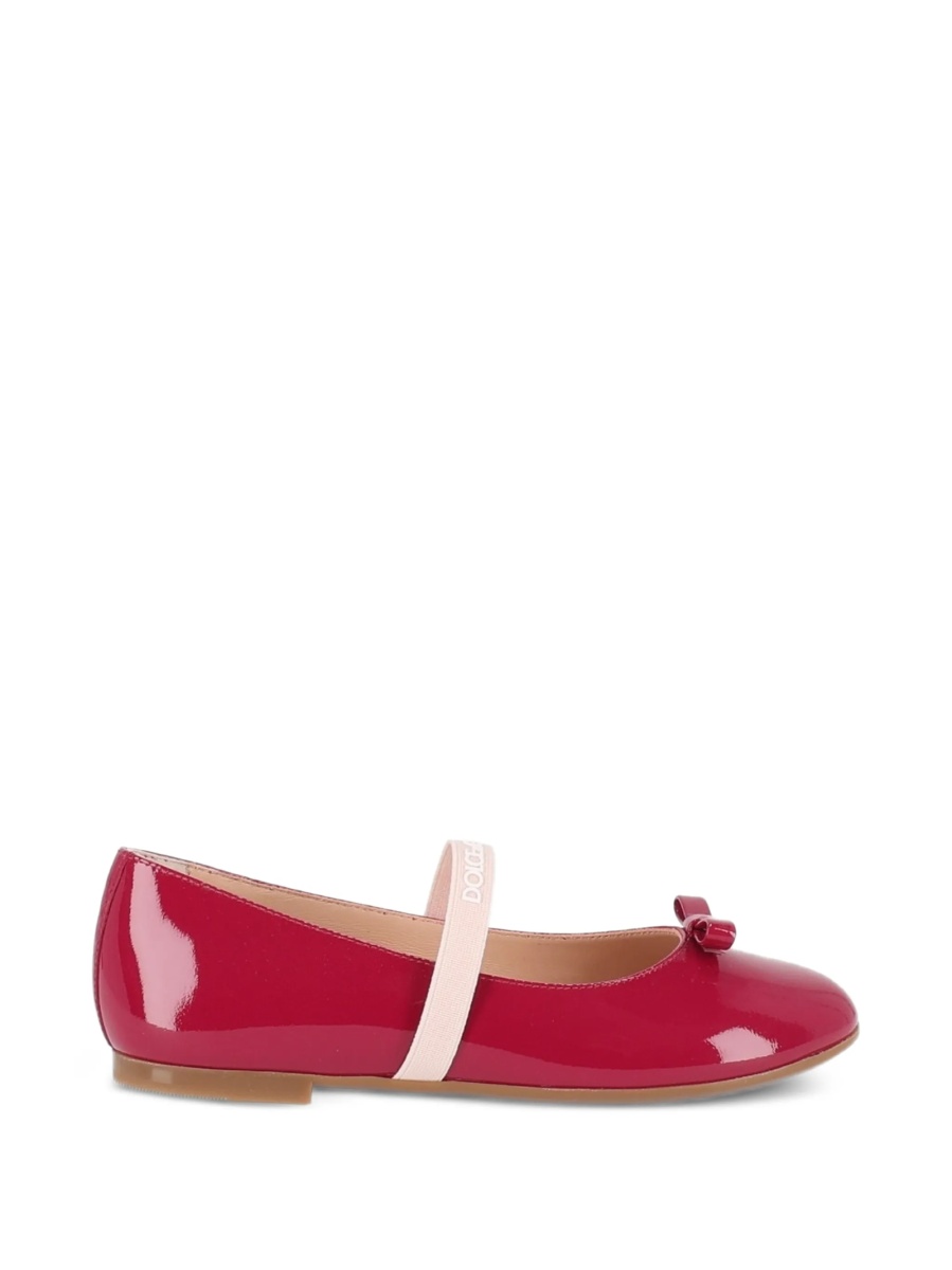 Balerini Dolce &amp; Gabbana rosii din piele - Img 2