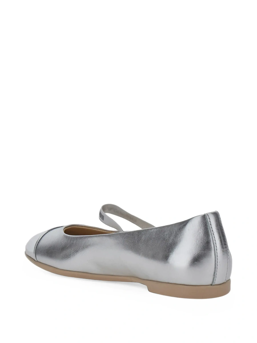 Balerini EMPORIO ARMANI KIDS gri din piele - Img 6