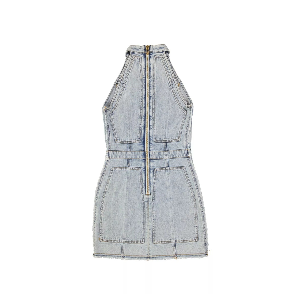 Balmain Denim Mini Dress - Img 2