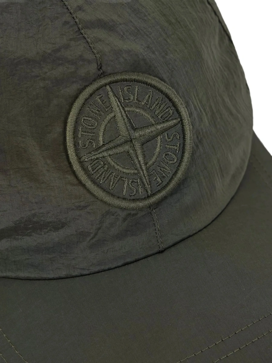 Basca Stone Island verde din poliamida - Img 3