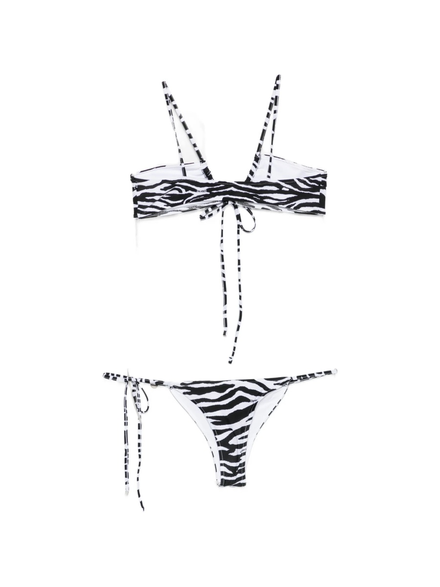 Bikini THE ATTICO albi din elastan si polyester - Img 2
