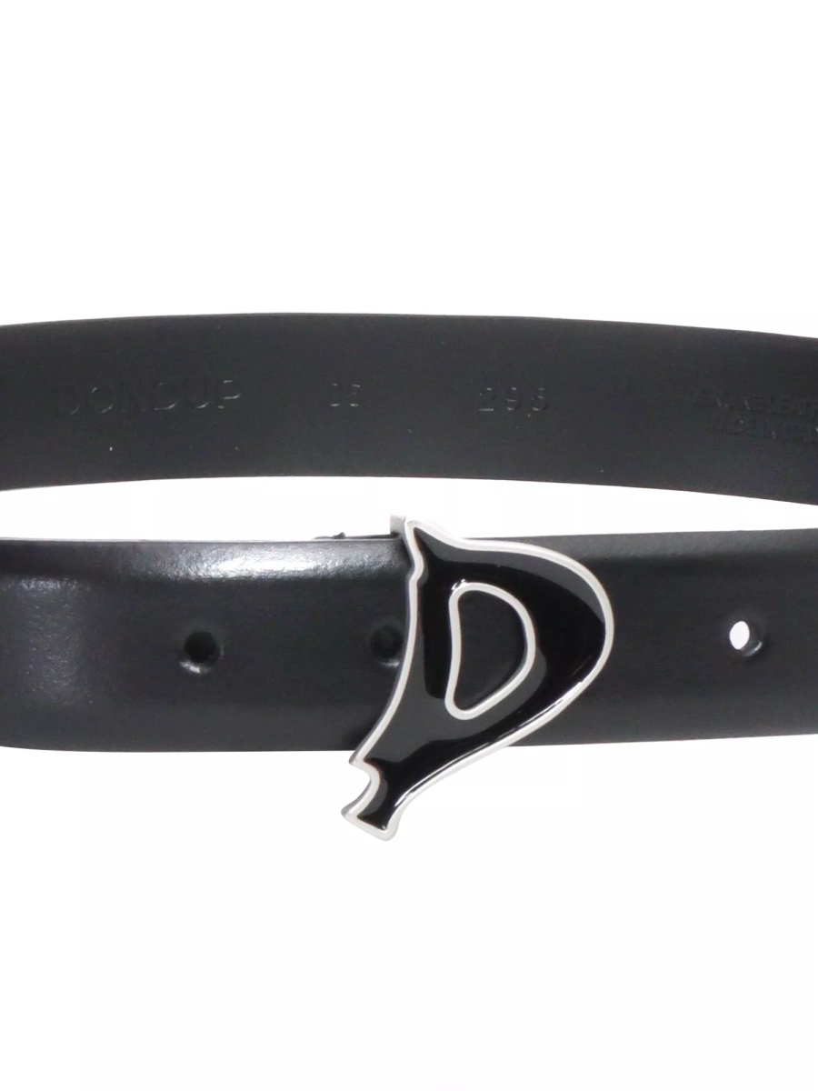 Black leather belt - Img 2