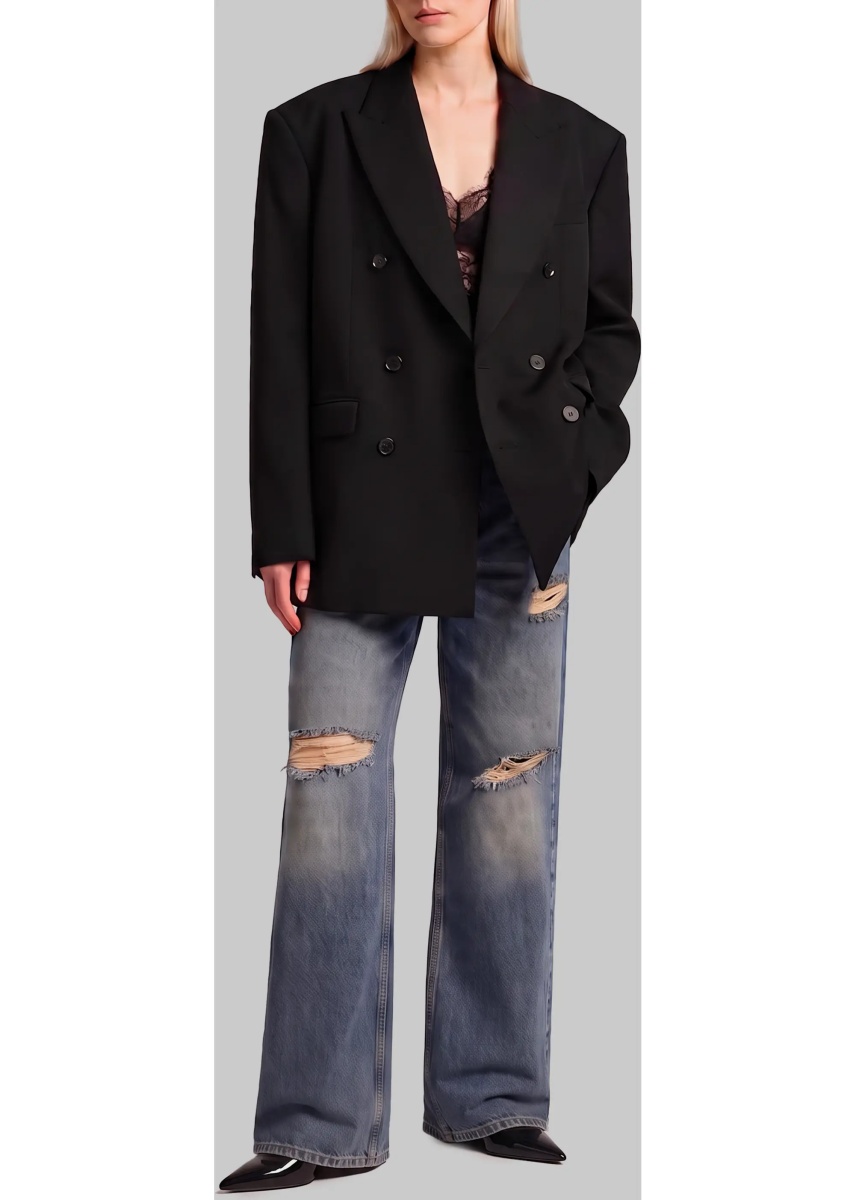 Blugi 5-Pocket Denim Trousers - Img 2
