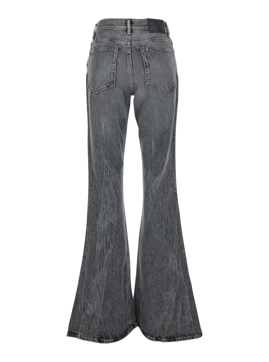 Blugi Acne Studios gri din denim - Img 2