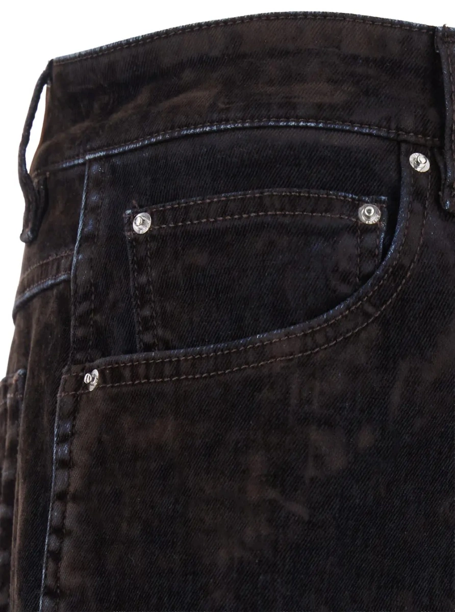 Blugi AMIRI maro din denim - Img 3