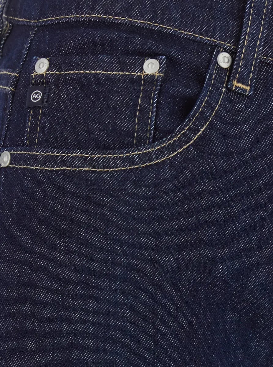 Blugi BRINLEY MID RISE STRAIGHT Jeans with mid-rise and Blue pockets for Women - Img 3
